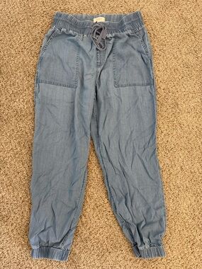 Loft Denim Joggers Size Small